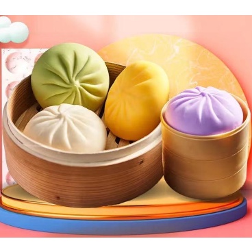 Đồ chơi giảm stress mô hình bánh bao mềm dẻo vận động giúp giải toả căng thẳng