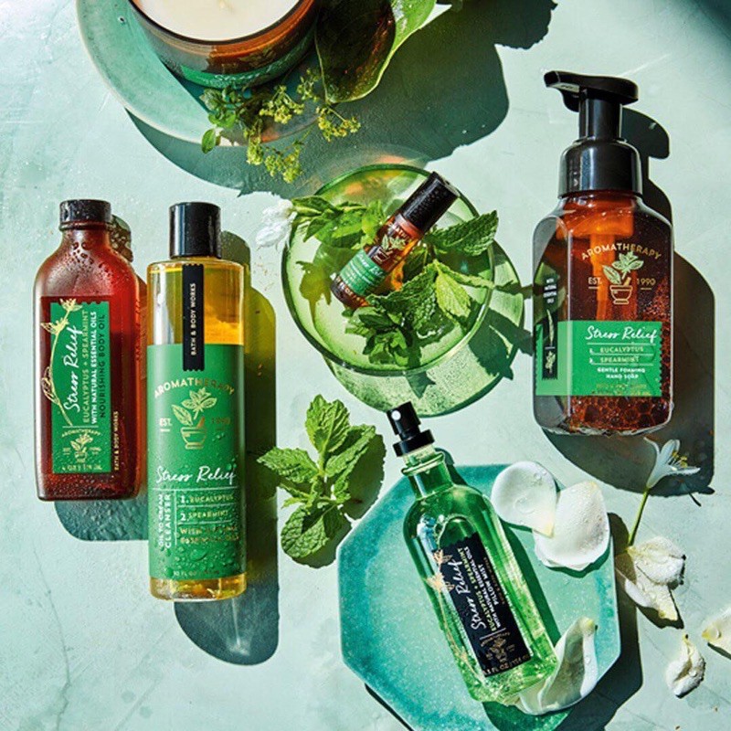 Gel & Cream tắm Bath and Body works dòng aromatheraphy