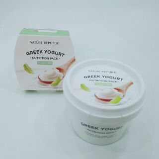 [ BESTSELLER] Mặt Nạ Sữa Chua Lên Men Từ Hy Lạp Dưỡng Ẩm Da - Nature Republic Greek Yogurt Mask Pack Plain 130ml