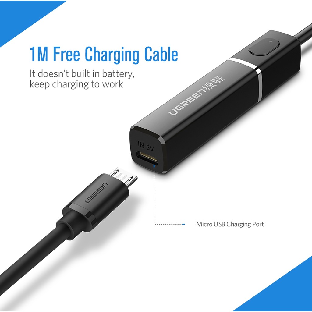 Bộ Phát Bluetooth 5.0 Cổng 3.5mm Cho Tivi, Máy Tính Ugreen 40761 - BH 18T Chính Hãng