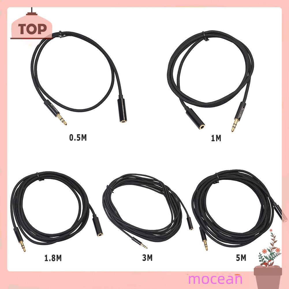 Dây Cáp Âm Thanh Bện Sợi Đầu Chuẩn 3.5mm