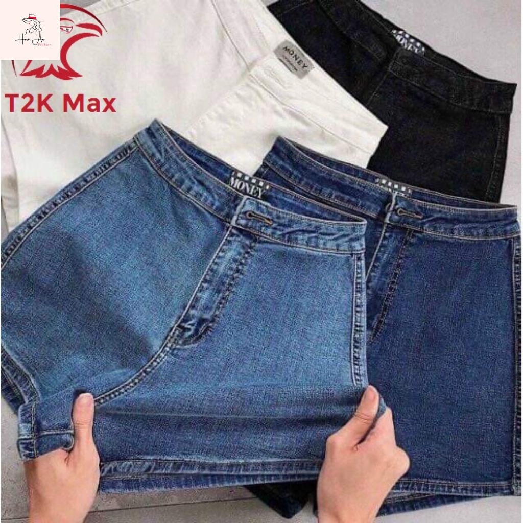 Quần Short bò Nữ Cạp Cao - Gen bụng - BIGSIZE