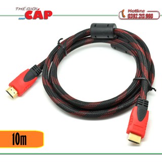 Cáp HDMI 10m bọc lưới chống nhiễu