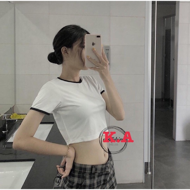 Áo body cổ viền