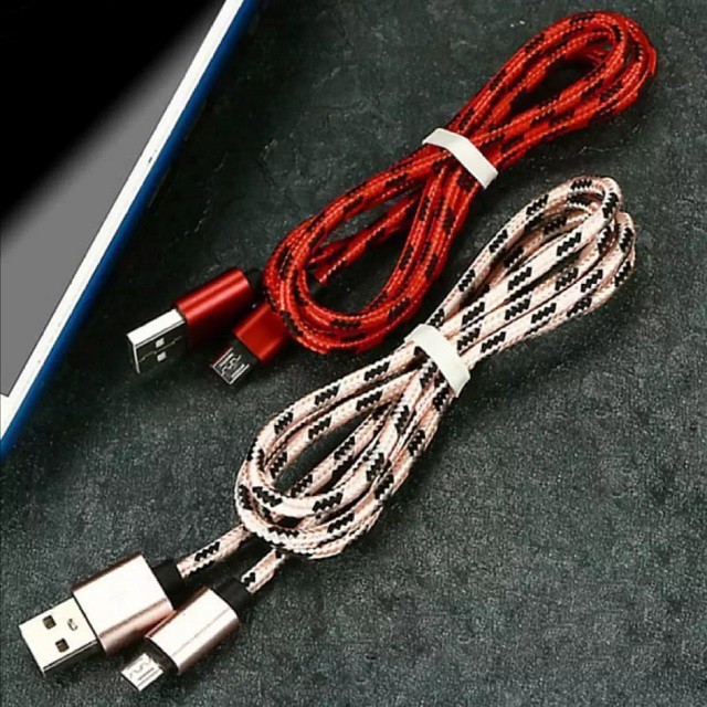 [Sạc Nhanh IP] Dây cáp sạc Androi, oppo, xiaomi...,Cáp sạc cổng Micro USB thiết kế dây bện dù cho điện thoại androi