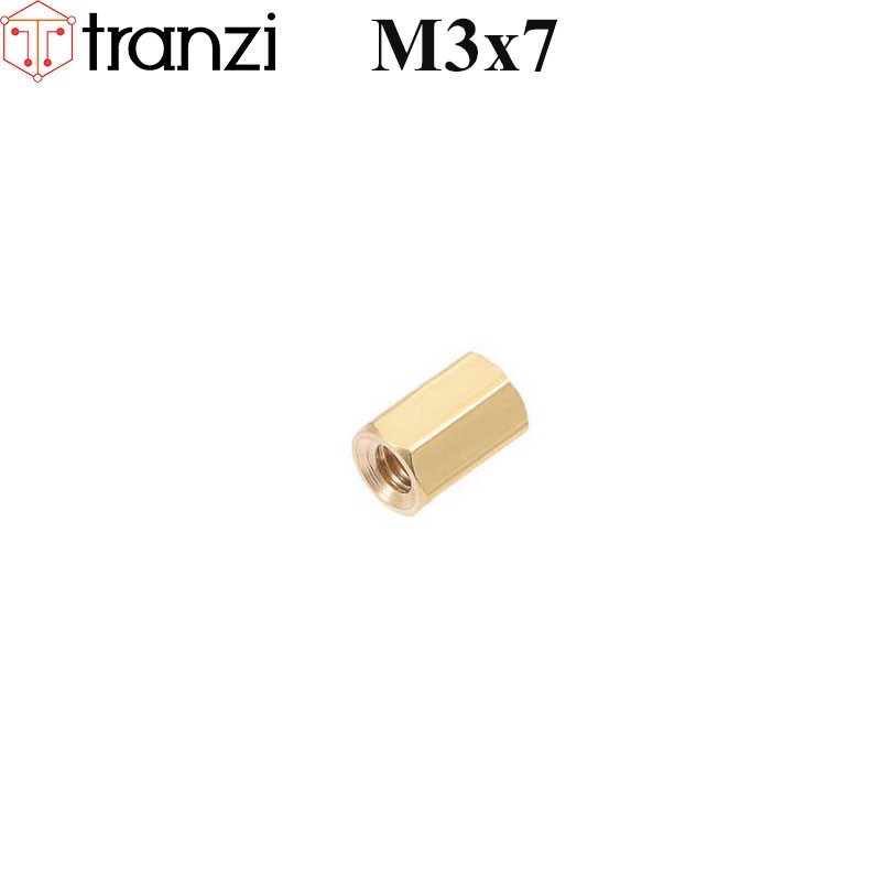 Trụ vít lục giác cái cái đồng M3x7 - túi 50 cái