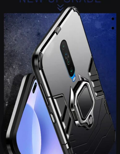 Ốp Redmi K30 / K30 5G / K40 / K40 Pro / K30 Pro / Poco F3 / K50 / K60 chống sốc Iron Man Iring siêu bền giá đỡ xem phim