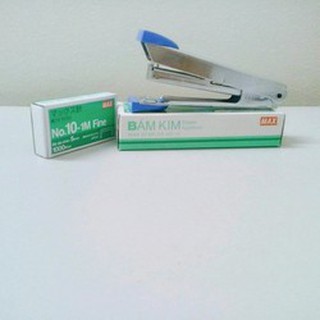 Dập gim max NO 10 -1M tặng kèm 1 hộp vỉ gim. - NO 10