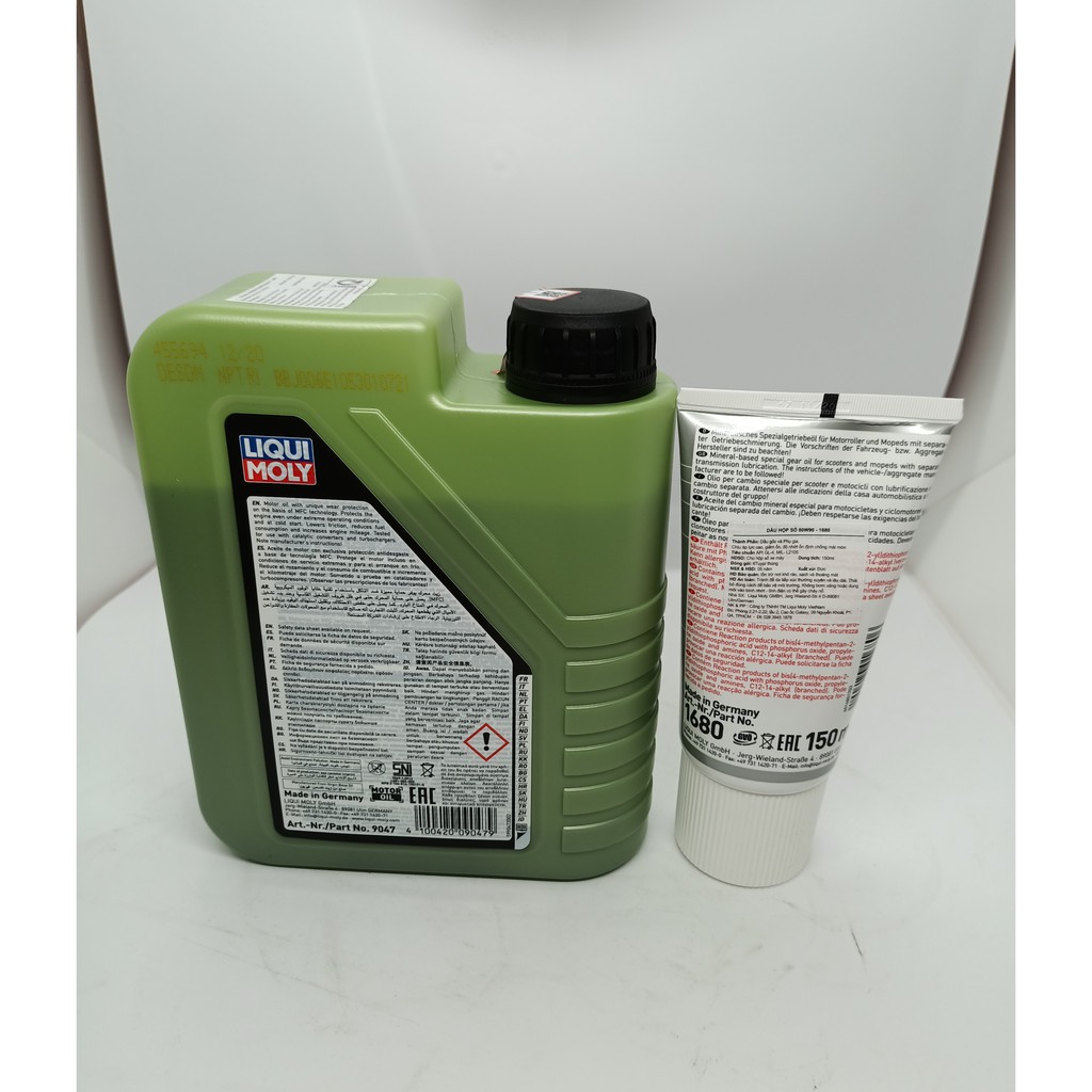 Combọ Gía Tốt Nhớt 100% tổng hợp xe tay ga Liqui Moly Molygen 5W30 1L +Nhớt hộp số cao cấp Liqui Moly Gear Oil GL4 80W