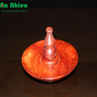 Đĩa đốt trầm bằng gỗ  An Nhiên dùng cho trầm vòng nhang không tăm