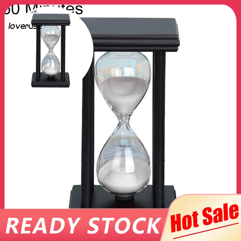 Đồng hồ cát 45/60 phút bằng gỗ trang trí nhà cửa