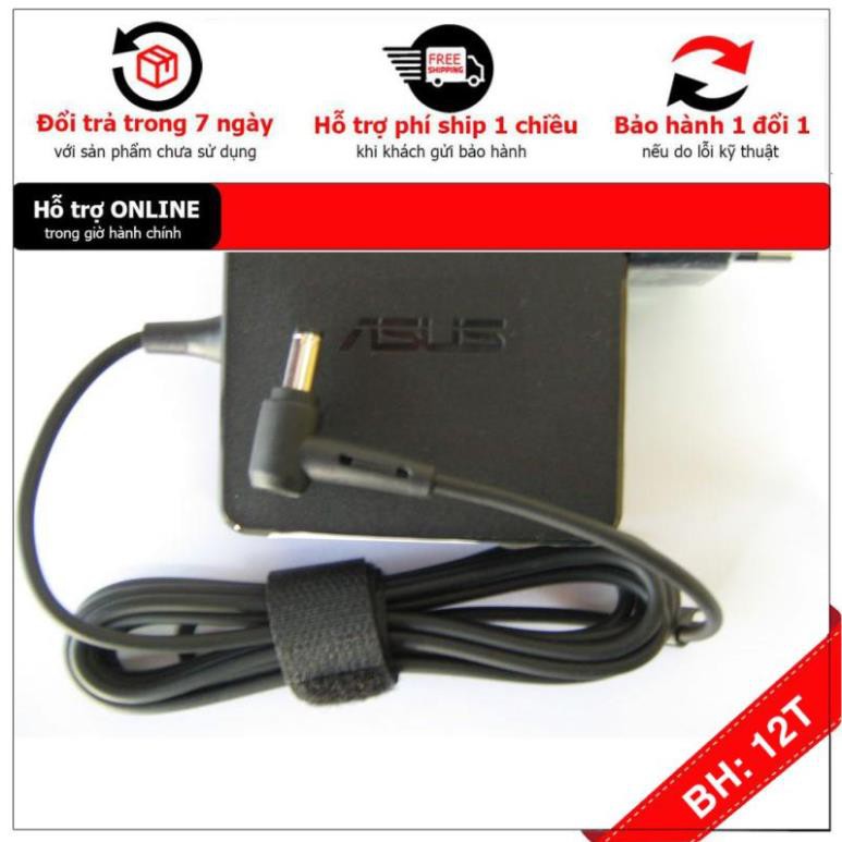 [BH12TH] Sạc Laptop Asus K555LF K555LN K555LP  X409 - 19V 3.42A vuông Nhập Khẩu . 12 Tháng ! ZIN