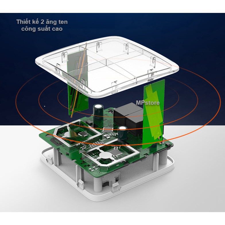 Bộ thu phát wifi Mesh Tenda MW3 AC1200 - Mở rộng wifi không giới hạn