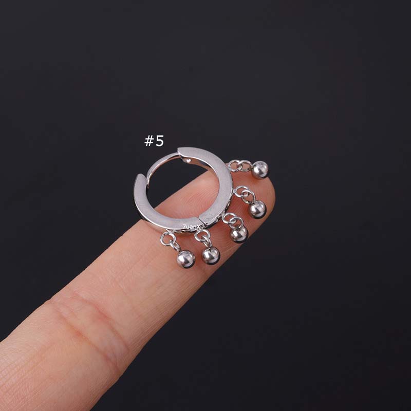 1 Khuyên tai mạ vàng / bạc kiểu dáng thời trang dành cho nữ