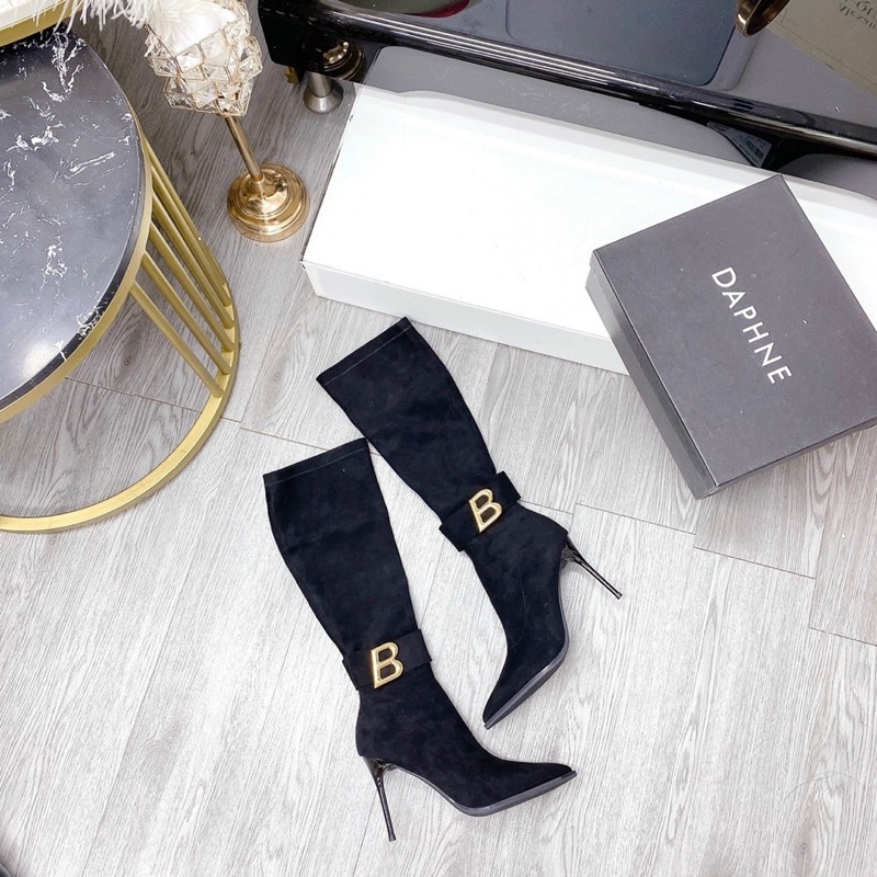 Boot đùi da lộn  tag B siêu sang