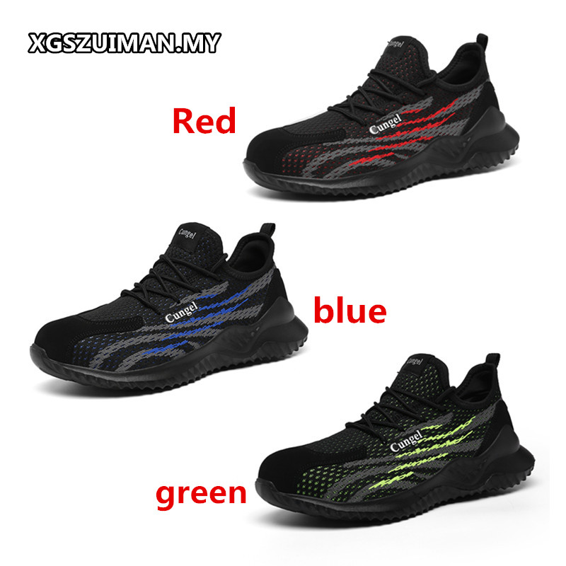 36-46 Fashion safety shoes boots Unisex Anti-smash and anti-puncture Protective work shoes Outdoor sports hiking shoes