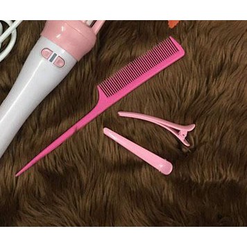 Tặng lược máy uốn tóc tự động xoay 360 độ làm xoăn tóc