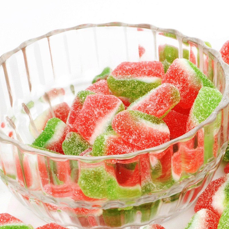 [ Cực kỳ ngon ] Combo 2 hộp Kẹo dẻo hoa quả dưa hấu hộp 200g