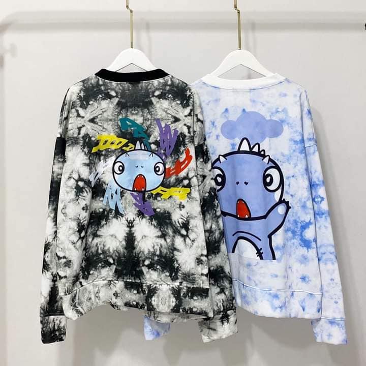 [Kèm hình thật] Áo khoác cardigan khủng long cute Dinosaur - cryaotic10