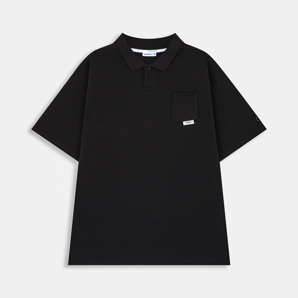Áo polo nam nữ local brand unisex Outerity Little Contain vải cá sấu - ORT.B 709