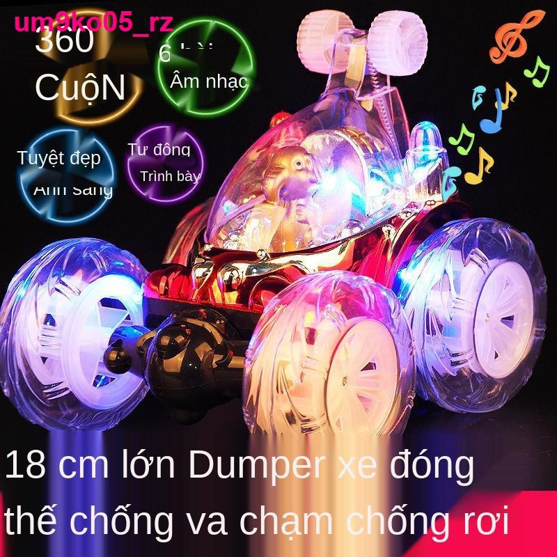 đồ sơ sinhxe đóng thế lăn điều khiển từ xa ô tô tự đổ sạc không dây cho trẻ em đồ chơi đua địa hình miễn phí vận chu