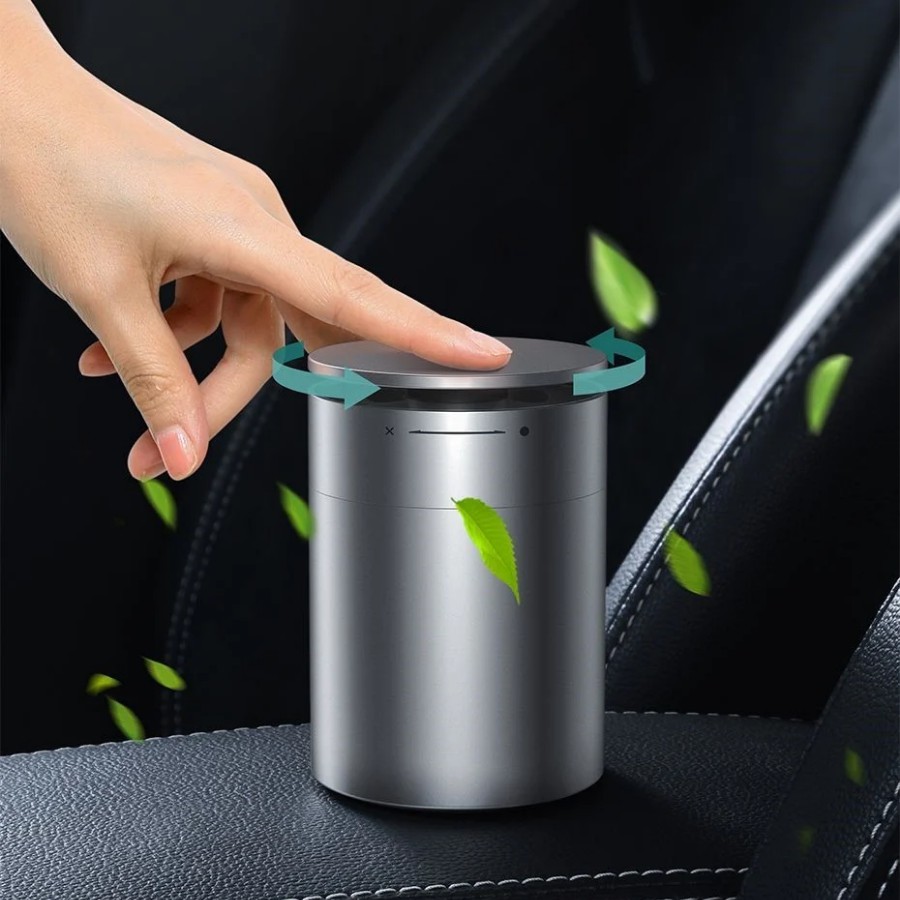 [Chính hãng-Sẵn]Bộ nước hoa khô khử mùi, lọc không khí dùng cho xe hơi Baseus Minimalist Car Cup Holder LV671-CL New100%