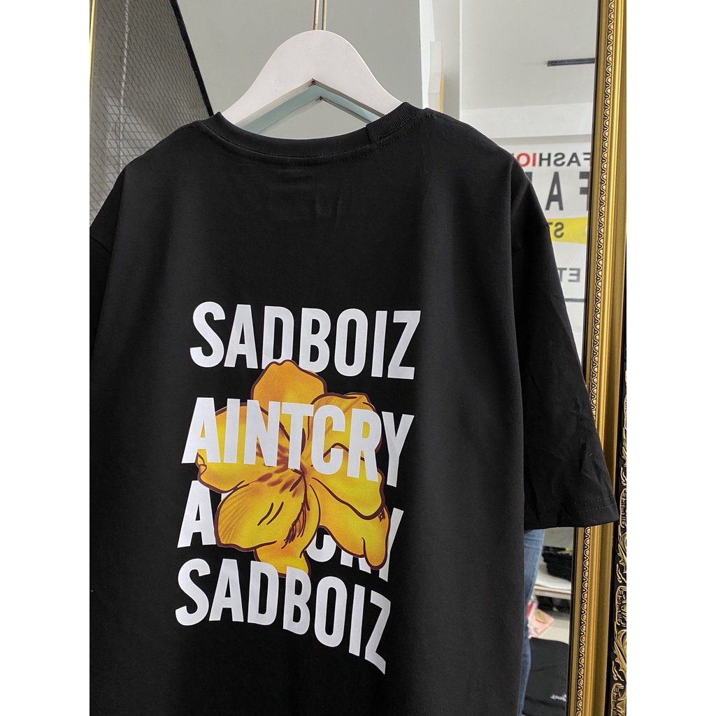 Áo Thun Tay Lỡ SADBOIZ, Form rộng oversize, áo phông unisex, chất liệu Cotton Thái - KKIM Shop
