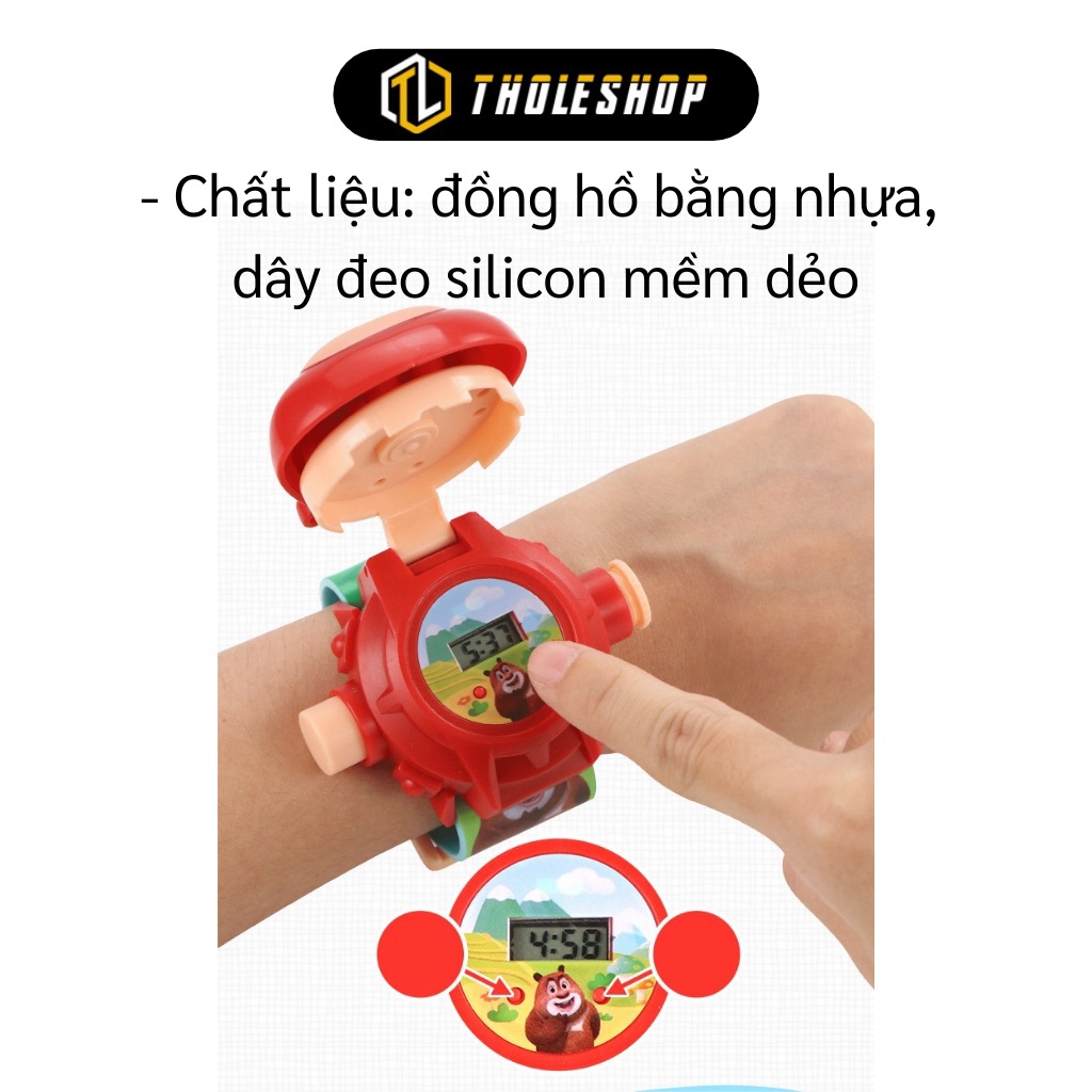 GIÁ SỈ Đồng Hồ Nam Hoạt Hình Điện Tử Chiếu Hình 3D 5606