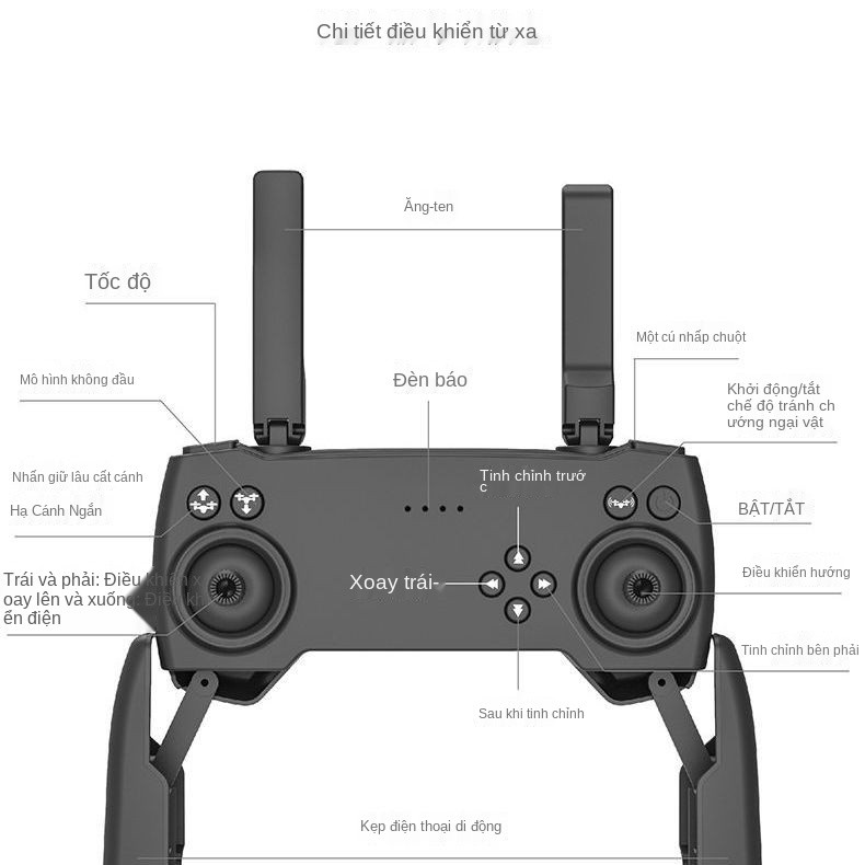 UAV Máy bay điều khiển từ xa chuyên nghiệp 6K HD gấp bốn trục bay, trực thăng, đồ chơi mô hình cho trẻ em