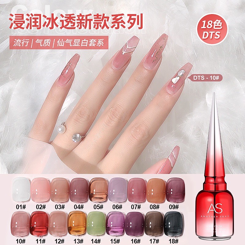 Sơn gel AS thạch mã DTS chai đỏ 15ml chính hãng