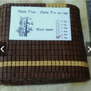 [Shopee giá rẻ] Chiếu trúc hạt đen không viền kích thước 1m2, 1m5, 1m6, 1m8, 2m2