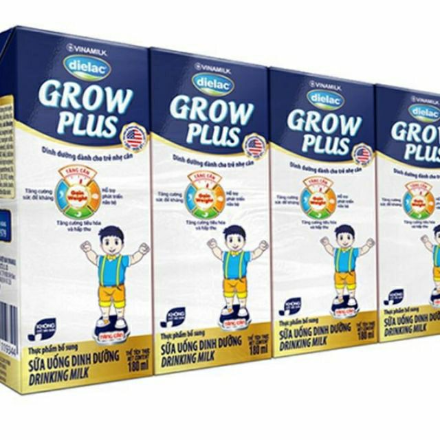 Sữa bột pha sẵn Dielac Grow Plus Xanh 180m

(1 thùng 48 hộp)