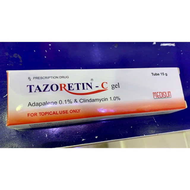 Gel chấm mụn viêm Tazoretin-C-15g