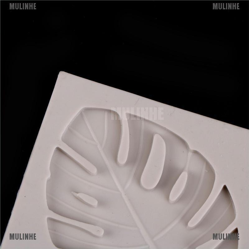 1 Khuôn Silicone Tạo Hình Làm Bánh Kẹo Hình Rùa / Lá Thời Trang DIY