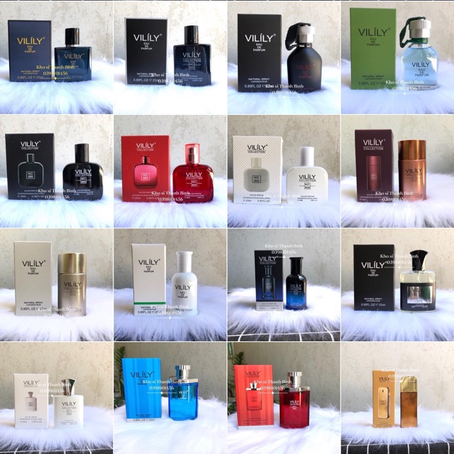 (Chính hãng Vilíly) Nước hoa nam Vilily 25ml | Thế Giới Skin Care