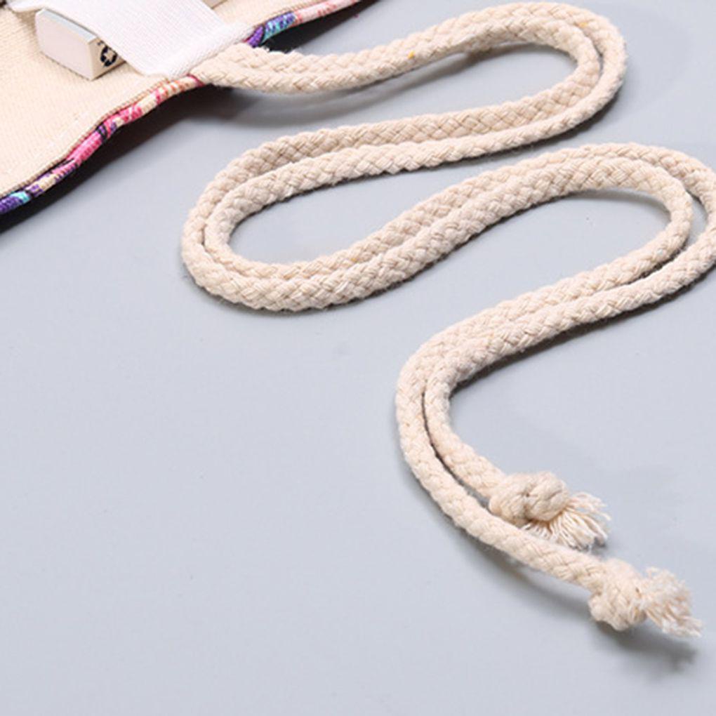 Túi Cuộn Đựng Bút Chì 12-72 Lỗ Họa Tiết Lá Phong Nhiều Màu Sắc