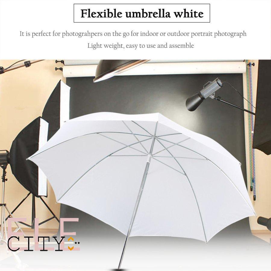 111ele} 33 inch photography Pro Studio Reflector Translucent White diffuser Umbrella