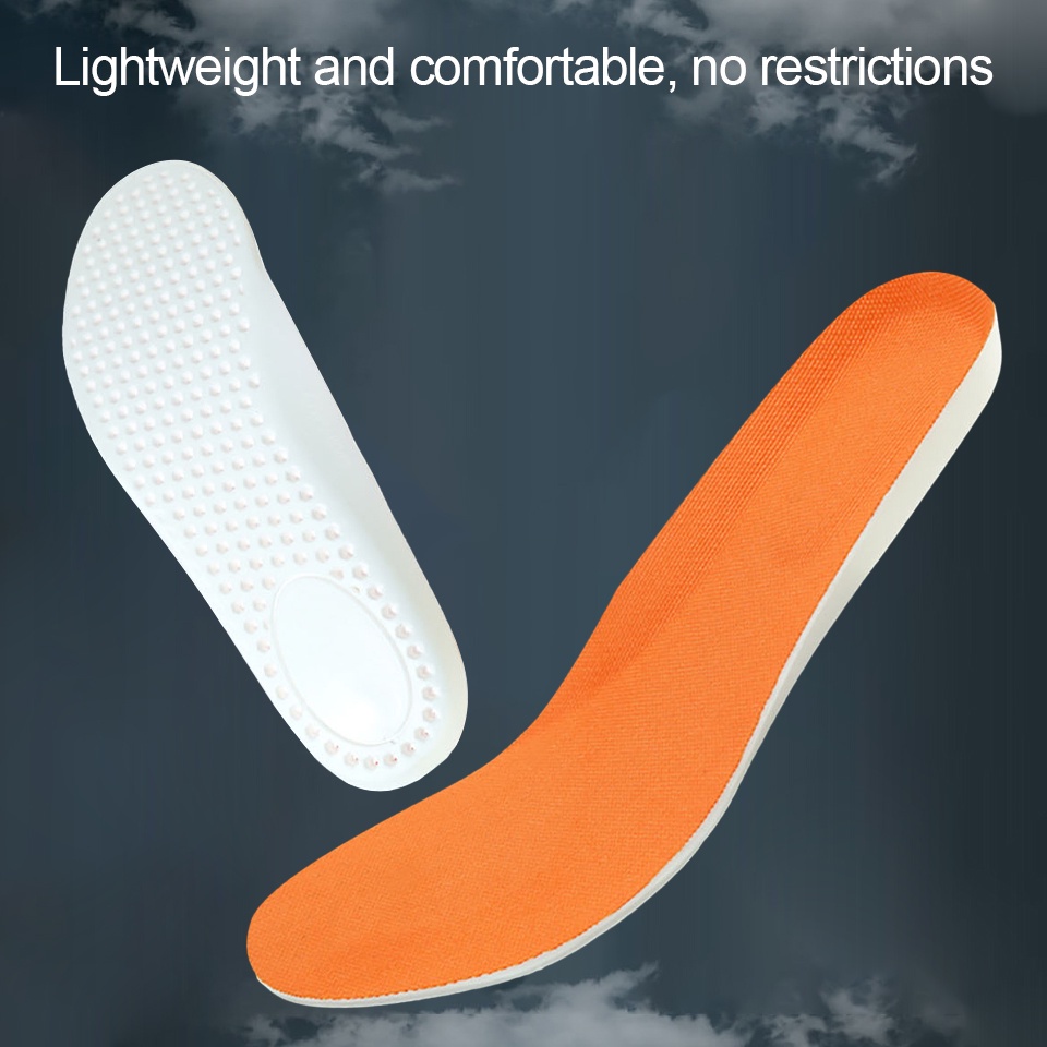 Miếng Lót Giày Mềm Mại Co Giãn Chống Trượt Thấm Hút Mồ Hôi Thoáng Khí Cho Nam Và Nữ