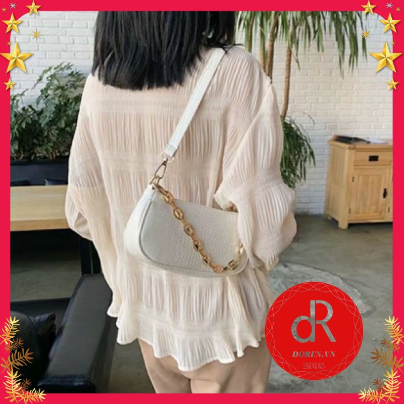 Túi xách nữ đeo chéo LISA đẹp giá rẻ công sở thời trang cao cấp DOREN TDC002 | BigBuy360 - bigbuy360.vn