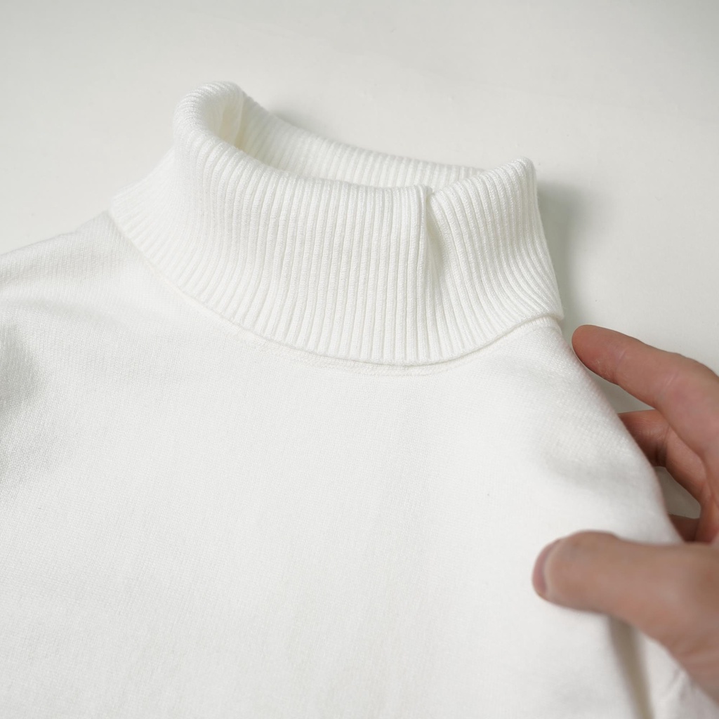 Áo len cổ lọ giữ nhiệt unisex thương hiệu thời trang 360 Boutique ấm áp basic dễ phối đồ - ALEOL006