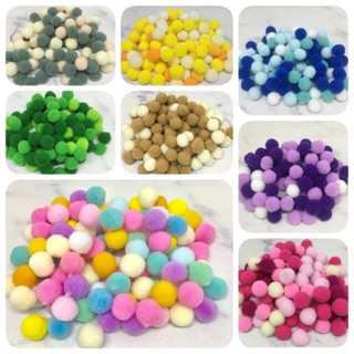 Hạt pompom size 8mm (100 viên)