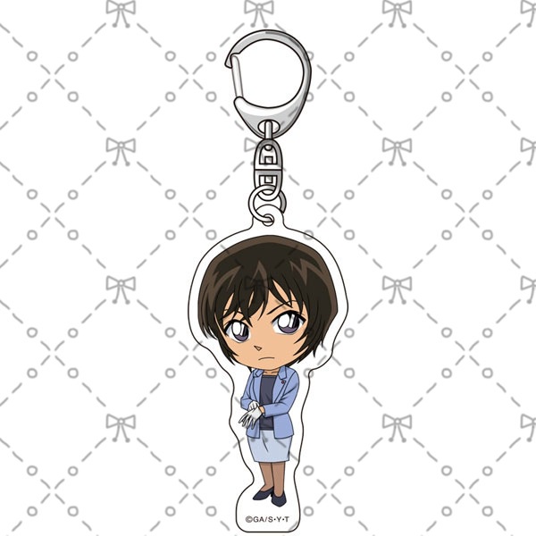 ( ĐỘI SĨ QUAN CẢNH SÁT ) Móc khóa CONAN Thám Tứ Lừng Danh in hình anime chibi Mica trong acrylic