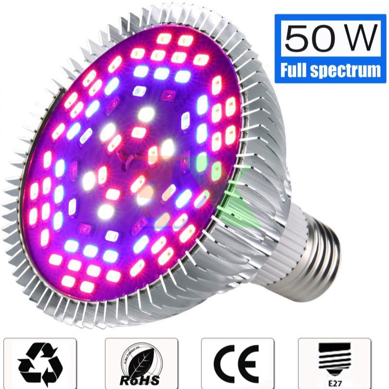Đèn trồng cây, Đèn led trồng rau trong nhà, Led grow lights E27