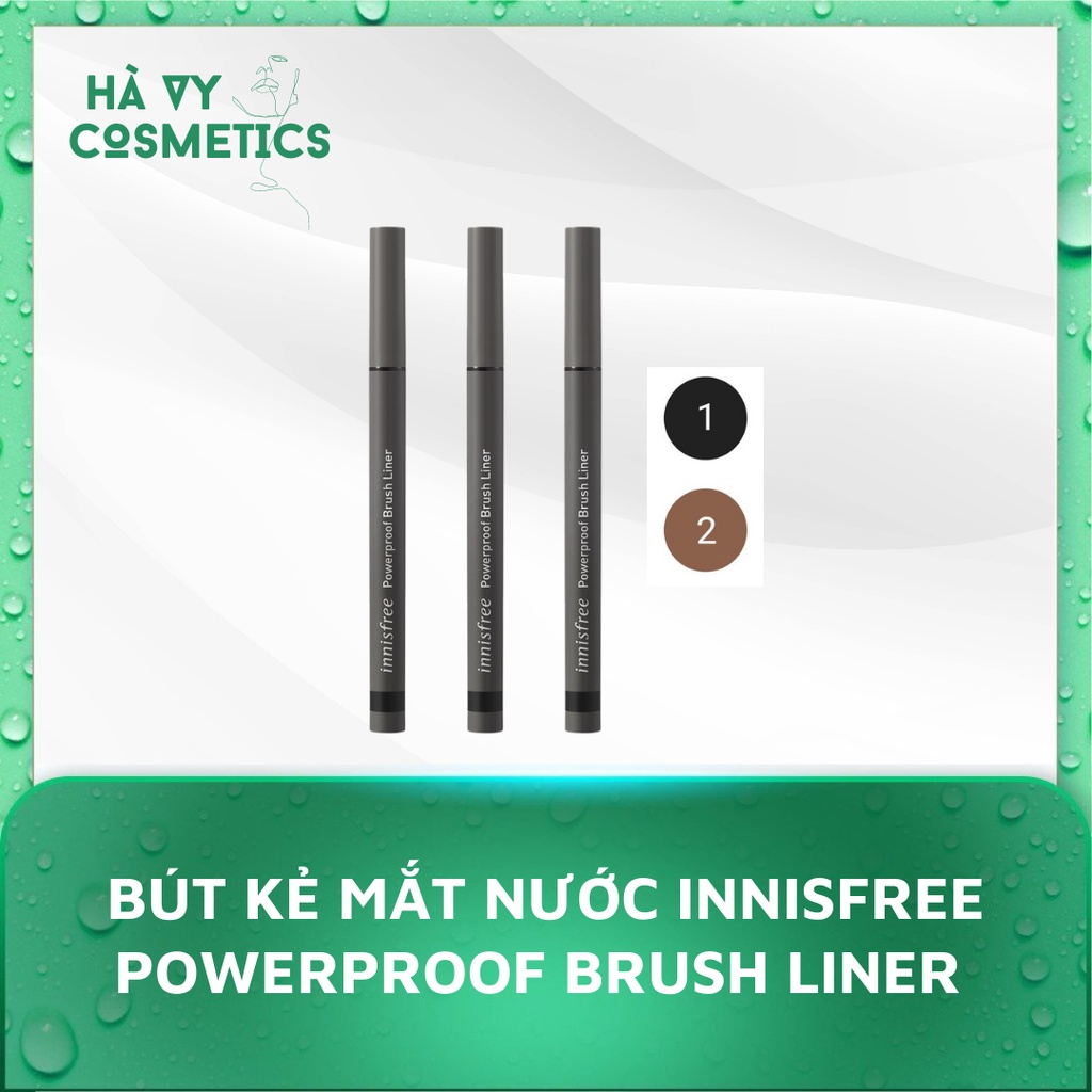 Bút kẻ mắt nước innisfree Powerproof Brush Liner 0.6g