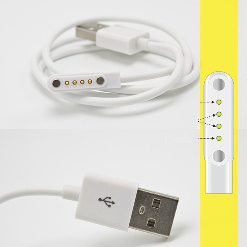 Dây Cáp Sạc USB Cho Đồng Hồ Thông Minh KW88 KW18 GT88 G3
