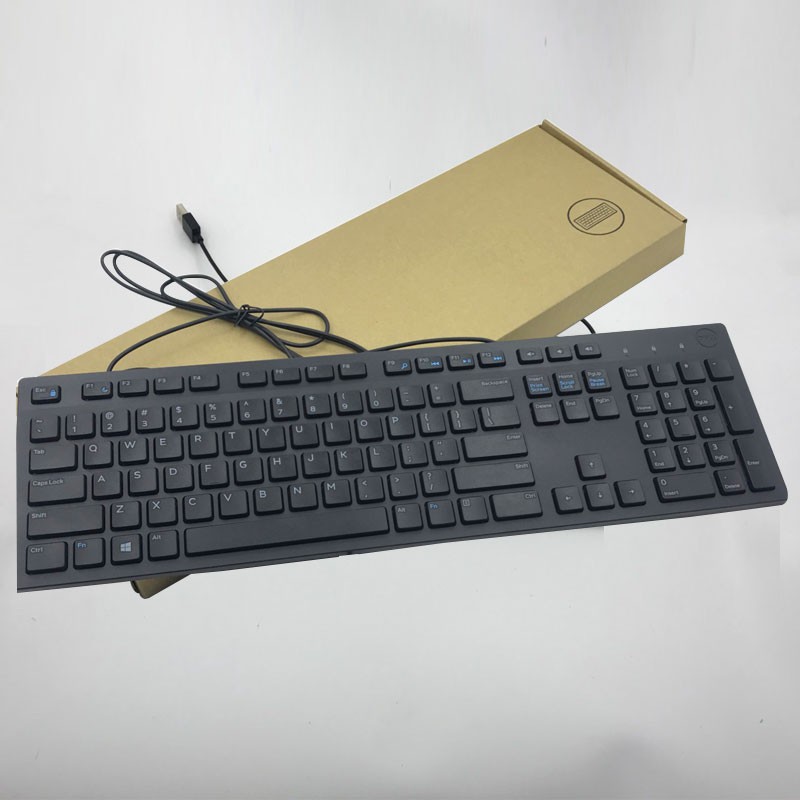 Bàn phím có dây DELL 216, kết nối USB , phím bấm siêu bền, dùng cho máy Dell, HP, Asus - Hàng chính hãng
