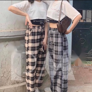 Sét quần karo kèm áo hai món