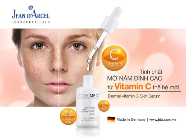 [HÀNG NHẬP KHẨU] Tinh chất Vitamin C giúp làm mờ nám và trắng sáng da Jean D'Arcel Dermal Vitamin C Skin Serum