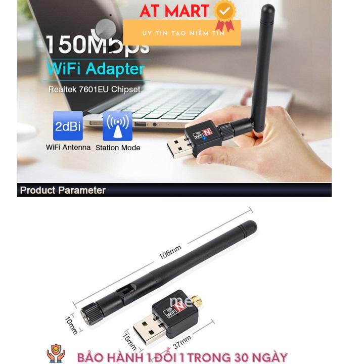 Nâng cấp WiFi 5G dễ dàng với USB WIFI 600Mbps cho máy bàn PC và laptop, card mạng usb hai băng tầng 2.4 / 5GHz