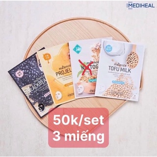 Combo 3 miếng mặt nạ ngũ cốc mediheal
